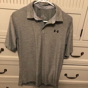 Under Armour polo. Small. Grey